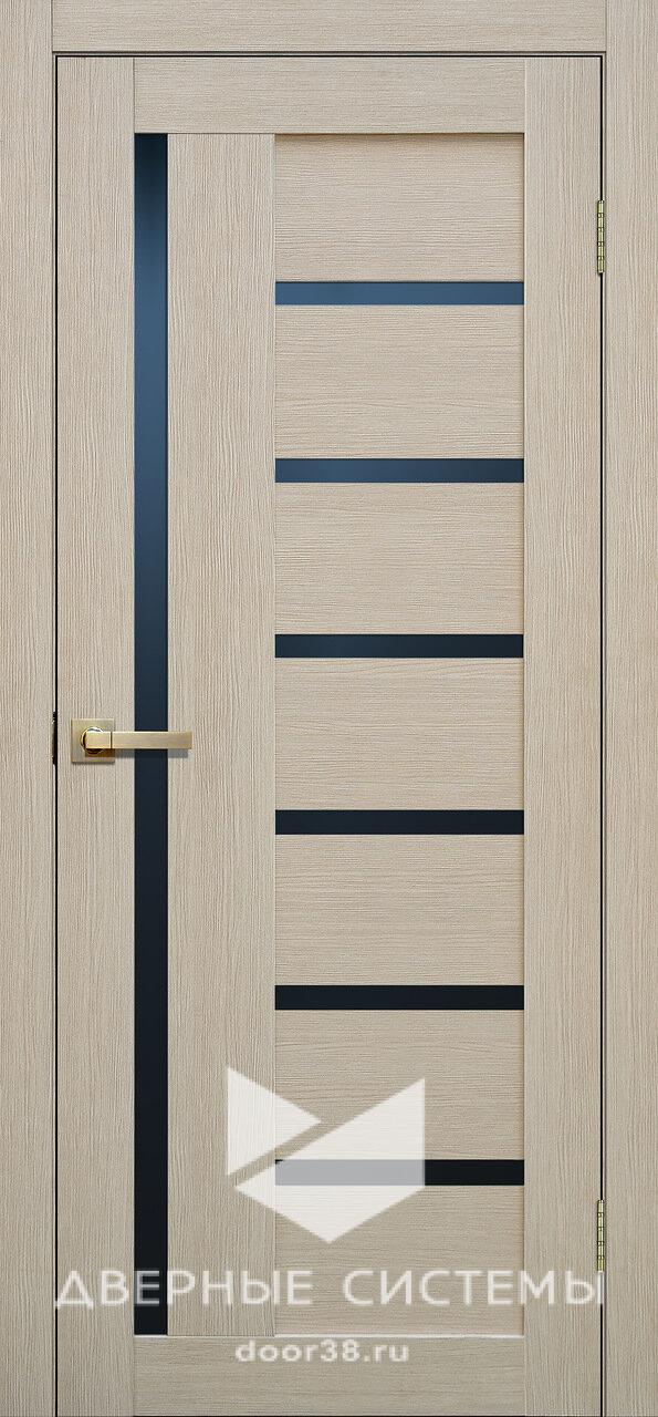 FLY Doors L 17 (Ясень 3D) 800 с черным стеклом