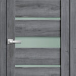 Дверь межкомнатная Лайт Дорс L20 Дуб Стоунвуд (Матовое Стекло)