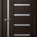 Дверь межкомнатная Ла Стелла 217 Дуб Мокко (матовое стекло)