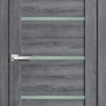 Дверь межкомнатная Лайт Дорс L26 Дуб Стоунвуд (Матовое Стекло)