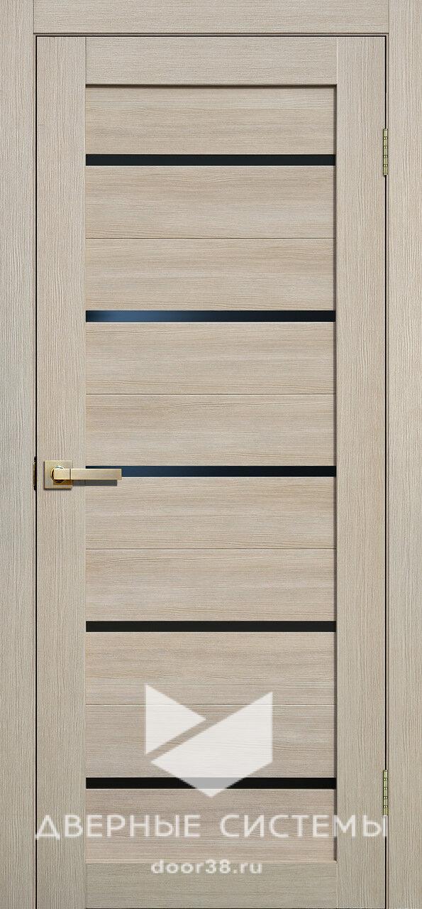 FLY Doors L 26 (Ясень 3D) 800 с черным стеклом