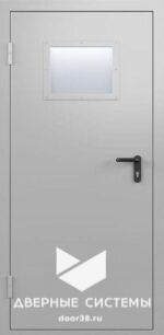 Дверь противопожарная EI60 и EIS60 однопольная с остеклением