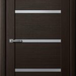 Дверь межкомнатная Ла Стелла 206 Дуб Мокко (матовое стекло)