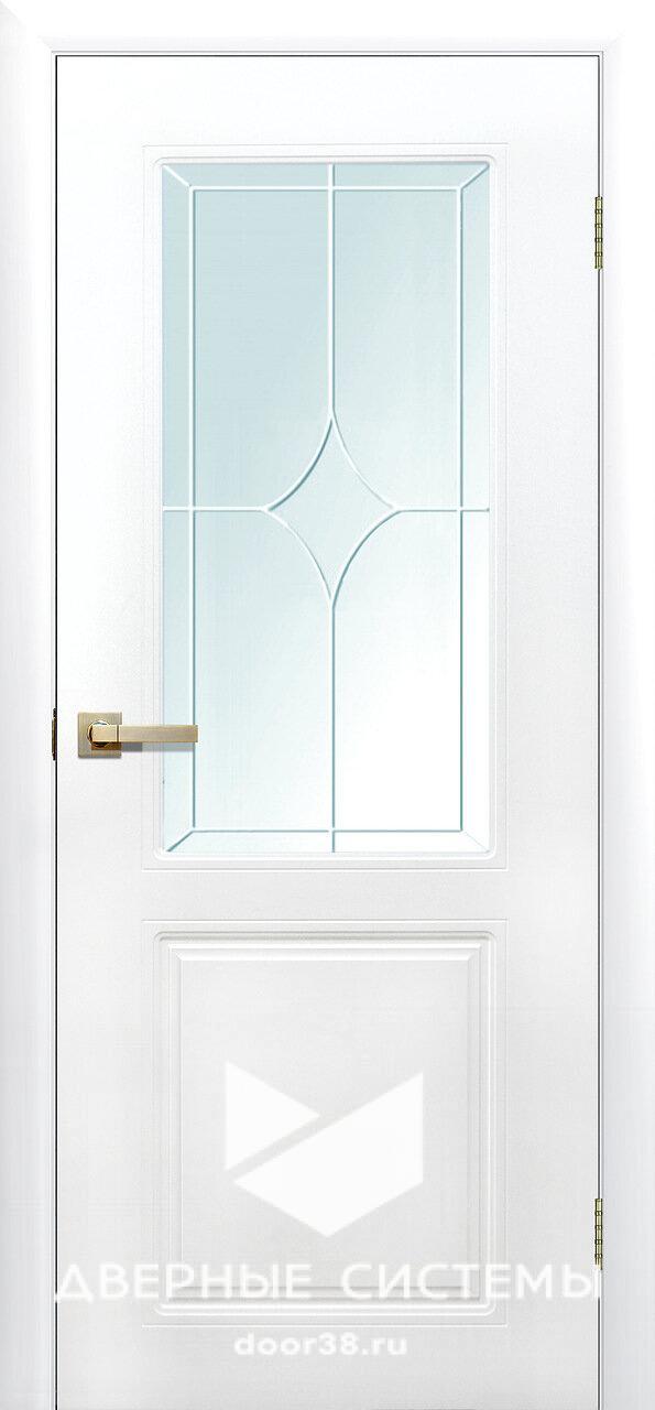 ПО Квартет (белый) 800К стекло с полимерным контуром