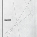 Дверь межкомнатная Лайн 01 Бетон Светлый