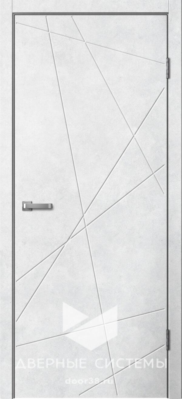 Дверь межкомнатная Лайн 01 Бетон Светлый