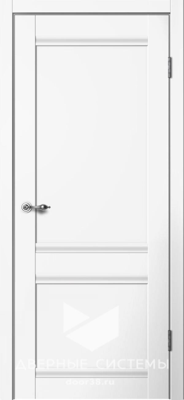 Дверь межкомнатная Классик C01 ПГ Эмалит Белый