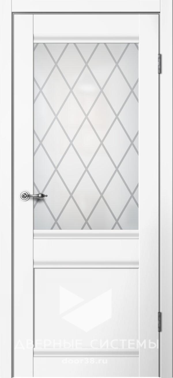 Дверь межкомнатная Классик C01 ПО Эмалит Белый