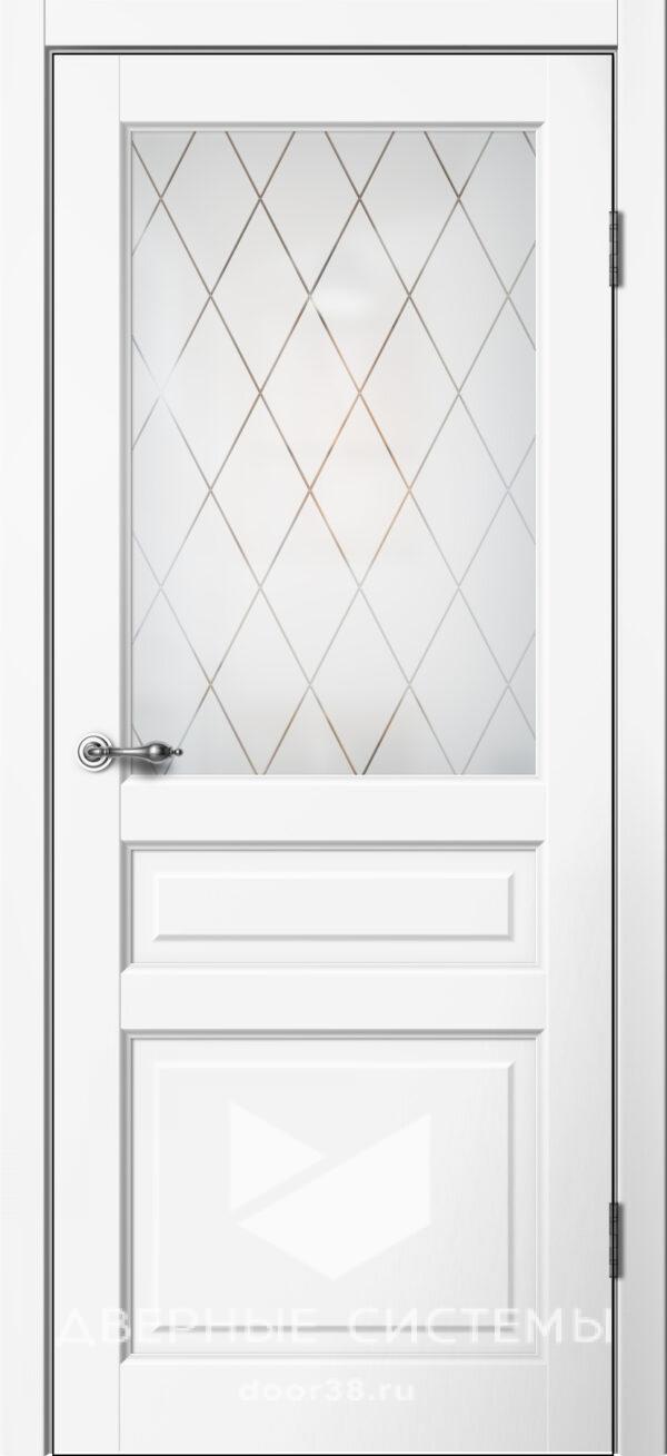 Дверь межкомнатная Классик C03 ПО Эмалит Белый