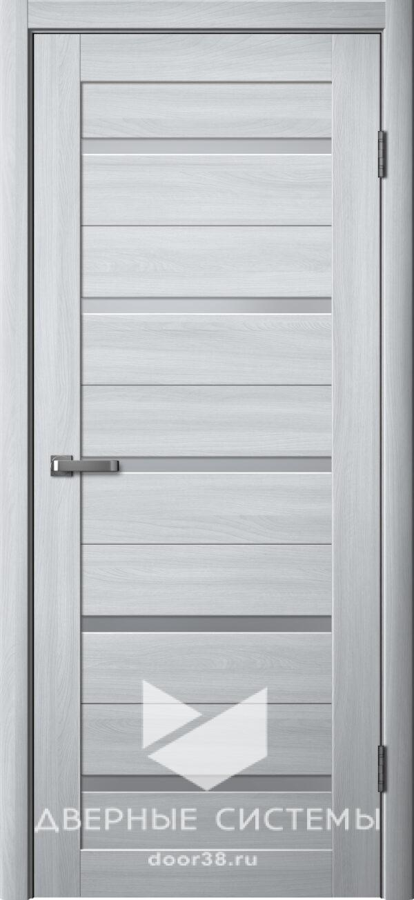 Дверь межкомнатная Ла Стелла 206 Ясень Пепельный (матовое стекло)