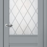 Дверь межкомнатная Классик C01 ПО Эмалит Серый