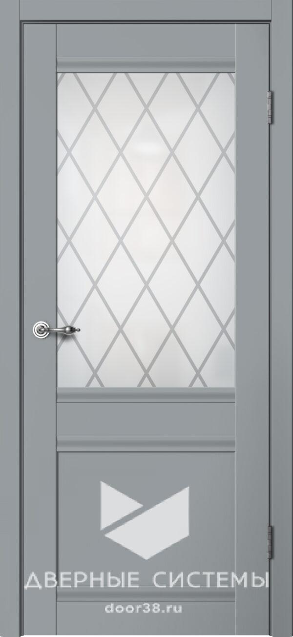 Дверь межкомнатная Классик C01 ПО Эмалит Серый