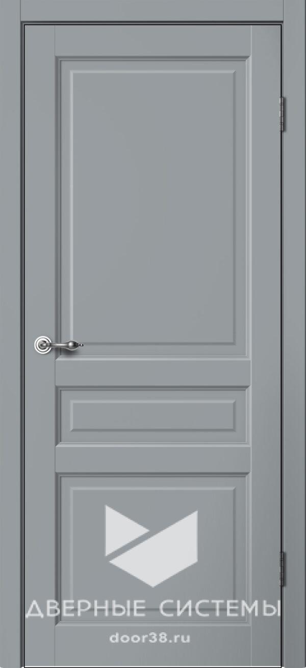 Дверь межкомнатная Классик C03 ПГ Эмалит Серый
