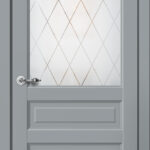 Дверь межкомнатная Классик C03 ПО Эмалит Серый