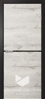 Дверь межкомнатная Лофт LF03 Дуб Арктик (ЧЕРН. K4АБС) — изображение 2