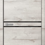 Дверь межкомнатная Лофт LF03 Дуб Арктик (ЧЕРН. K4АБС)