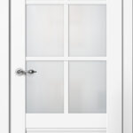 Дверь межкомнатная Классик C04 ПО Эмалит Белый