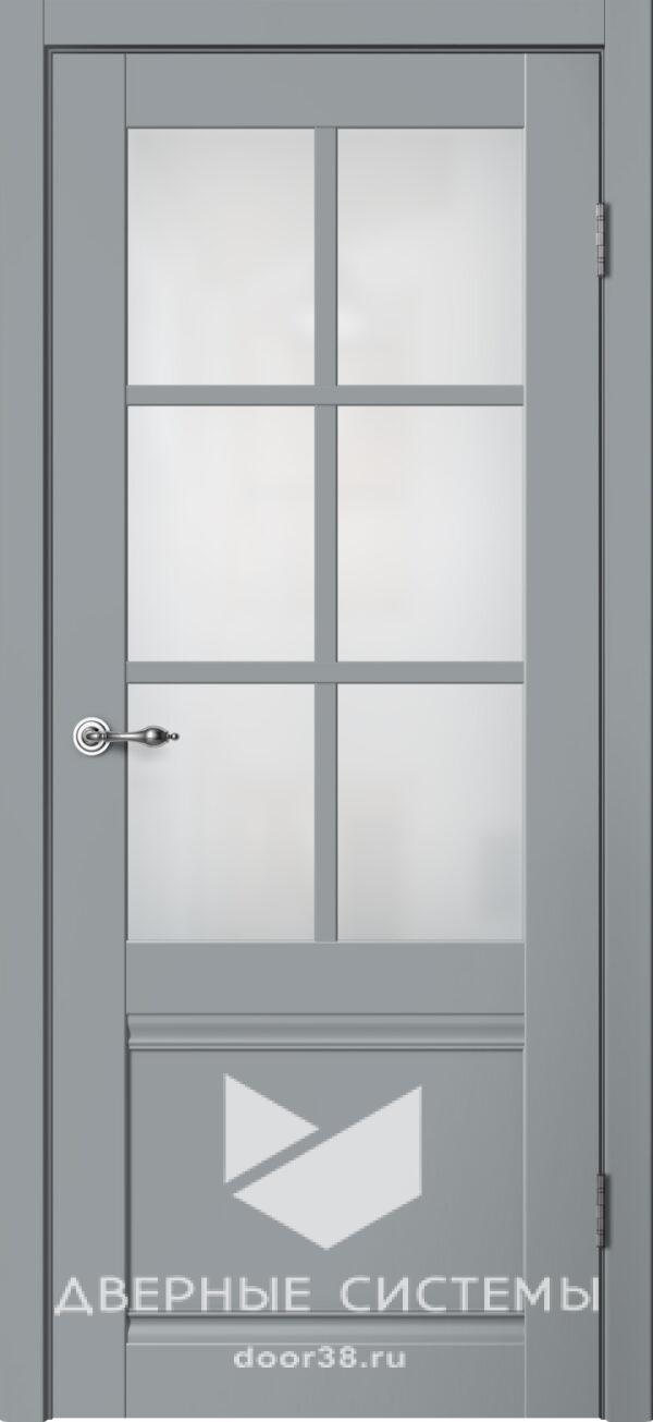 Дверь межкомнатная Классик C04 ПО Эмалит Серый