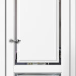 Дверь межкомнатная Эстетик E02 ПО Эмалит Белый