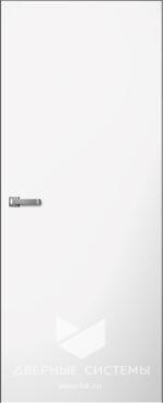 Скрытая дверь INVISIBLE (черная алюминиевая кромка с 4-х сторон, магнитная защелка)