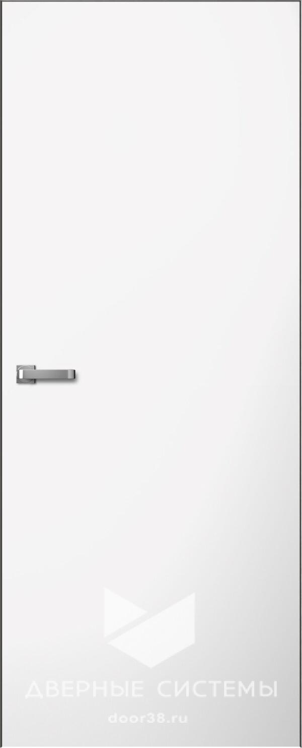 Скрытая дверь INVISIBLE (алюминиевая кромка с 2-х сторон, магнитная защелка)