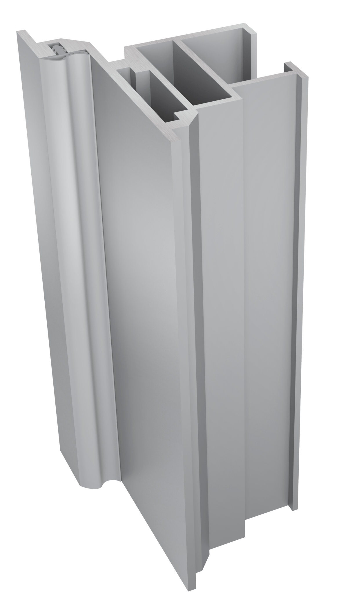 Скрытая дверь INVISIBLE (черная алюминиевая кромка с 4-х сторон, магнитная защелка) — изображение 7