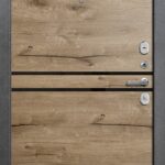 Входная металлическая дверь ДУЭТ 2 антик серебро/ Дуб пацифик