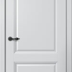 Дверь межкомнатная МОНЕ M92 ПГ Эмалит Серебристый