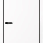 Дверь межкомнатная НЕО N01 ПГ Эмалит Белый (ЧЕРН. K4АЛ, Маг3)