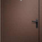 Входная металлическая дверь МЕГИ Строй 50 Мет/Мет медный антик