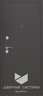 Входная металлическая дверь ХЬЮСТОН (Термо) букле темно-серый/ Бетон светлый — изображение 2