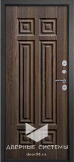 Входная металлическая дверь Ария (Термо) букле черный / Радриго статус коньяк