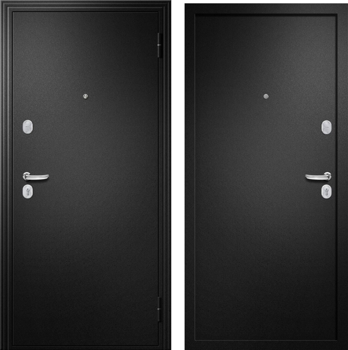 Входная металлическая дверь МЕГИ Строй 60 Мет/Мет серебро — изображение 4