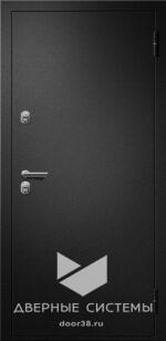 Входная металлическая дверь ПРОФИ (Термо) серебро/ Бетон серый фрезер №138 — изображение 2