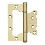 Петля накладная "ARSENAL"100*75*2,5 2BB PB золото