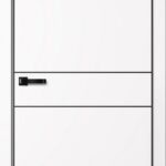 Дверь межкомнатная ТРИНИТИ TR03 ПЭТ Арктик (ЧЕРН. K4АЛ, Маг3)