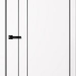 Дверь межкомнатная ТРИНИТИ TR02 ПЭТ Арктик (ЧЕРН. K4АЛ, Маг3)