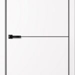 Дверь межкомнатная ТРИНИТИ TR05 ПЭТ Арктик (ЧЕРН. K4АЛ, Маг3)