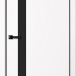 Дверь межкомнатная ТРИНИТИ TR06 ПЭТ Арктик (ЧЕРН. K4АЛ, Маг3)