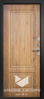 Входная металлическая дверь АРИЯ (Термо) букле черный/ Эталон рустик соломенный