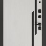 Входная металлическая дверь KARMINA Орех американский/ Дуб беловежский