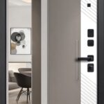 Входная металлическая дверь ДИЛАЙН черный муар/ Велюто Верде