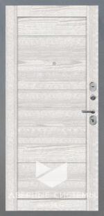 Входная металлическая дверь АРКАН 206 букле графит/ Ривьера айс