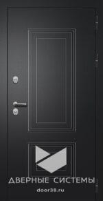 Входная металлическая дверь ШТОРМ (Термо) букле черный/ Орех пекан — изображение 2