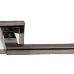 Ручка A-220 BH/SN черный никель/хром мат(квадрат)