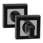 Завертка сантехническая OLS (GR) черный матовый КВАДРАТ