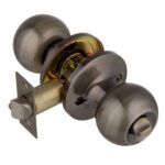 Ручка шар ARSENAL 607 AB-BK бронза (фиксатор)