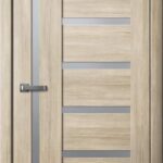 Дверь межкомнатная Ла Стелла 217 Ясень Латте (матовое стекло)