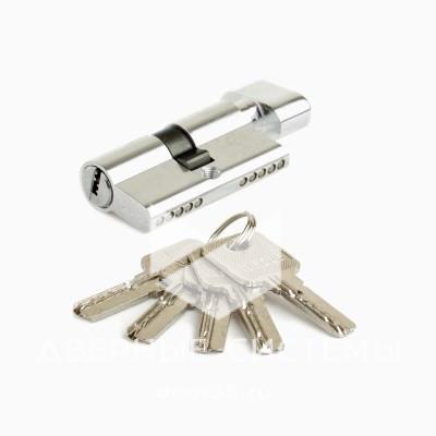 34850_LG9Bjsz Цилиндр алюмин А60 PC (ключ/завертка) хром TURDUS — изображение 1