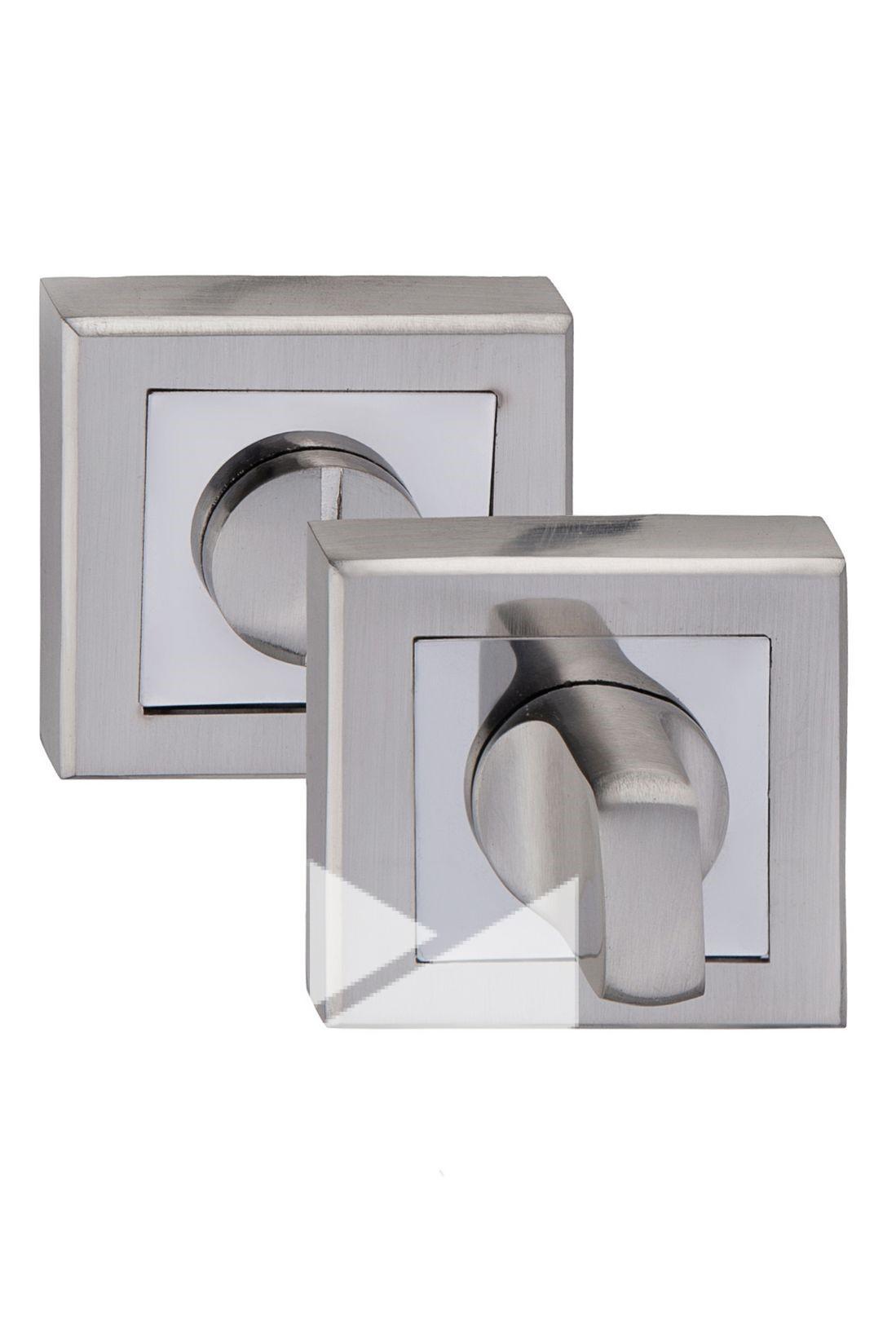 36701 Завертка OLS HH белый никель КВАДРАТ — изображение 1